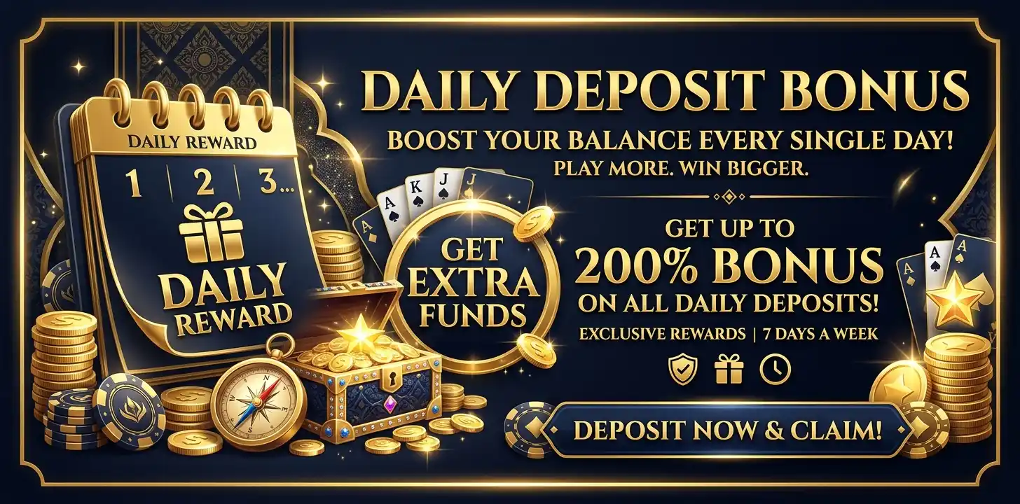 โบนัสฝากรายวัน 20% บุญมี สล็อต